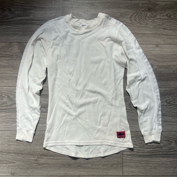 Helly Hansen White Long Sleeve Thermal Outdoor Active Performance Shirt Size S - Picture 1 of 8